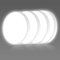 Ouyulong Lampara Techo, Plafon Led Techo 18W 1620LM 4000K, Plafón Led Techo Baño IP44 Impermeable, Lamparas De Techo Salon Blanco Redonda 23cm Para Baño Dormitorio Sala Cocina Oficina Comedor (4PC)
