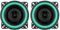 DollaTek 2PCS Altoparlanti da 4 pollici Car Audio 40W Altoparlanti coassiali per auto Altoparlanti HiFi a gamma completa di frequenza