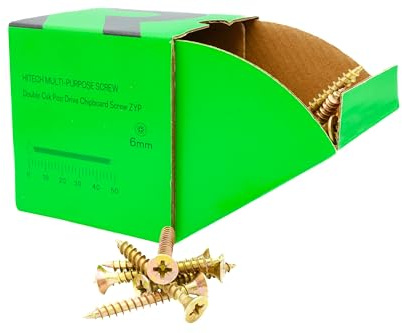 Rikä MPSR034 6.0 x 50mm YZP Hitech Multi-Purpose Screw 100pk