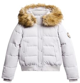 Superdry Damen Everest Kapuzen-Bomberjacke