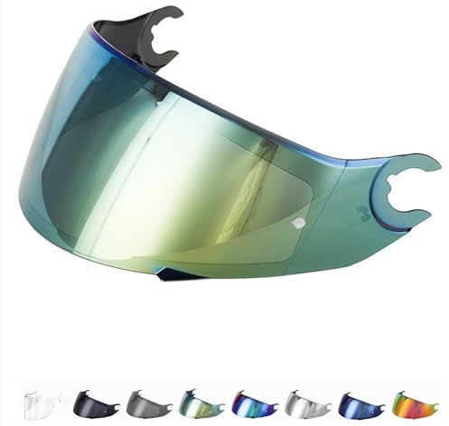 Generisch Visière compatible avec Shark Spartan – Skwal – Skwal 2 – D Skwal (pas de Spartan GT) (Or)
