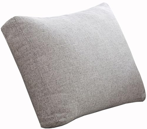 UWOBTN Lesekissen für Bett und Sofa, Weiches Bequemes Rückenkissen, 65/70/80cm Kopfteilkissen Wandkissen Waschbar Abnehmbarem Couch Kissen Lendenwirbel-/Rückenstützkissen(Color 3,80x50+15cm)