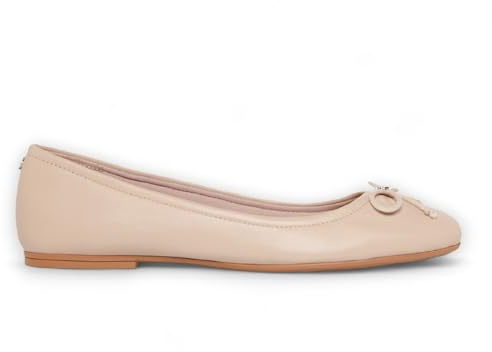 Windsor Smith Womens Blush Pink Leather Mocassin Flat Shoes - Babydoll