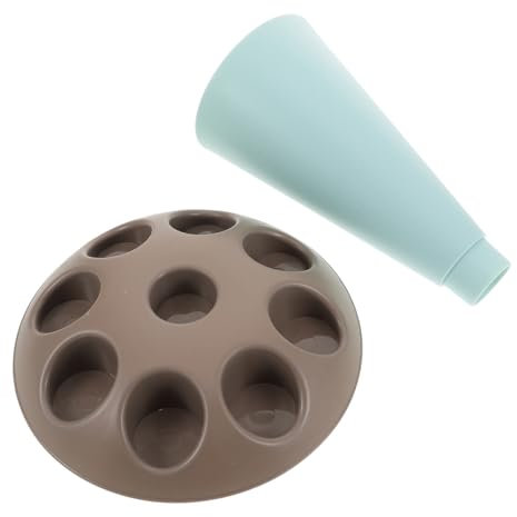 Cabilock Piping Bag Stand Pastry Bag Rack Baking Supplies Organizer Nozzle Holder Blue Multifunctional Cake Cream Decorating Tool for Home Bakery