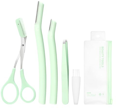 Acunny Augenbrauen-Set für die Pflege von Frauen, Augenbrauen-Trimm-Set,Augenbrauenkammschere - Augenbrauen-Set für Männer und Frauen, Augenbrauenschneider für Frauen, Entfernung eingewachsener
