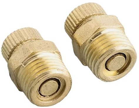 2Pcs Kleine Luftpumpe Zubehör Stille Luft Kompressor Ablauf Ventil Schraube Messing 12,9 X14mm Pneumatische Teile
