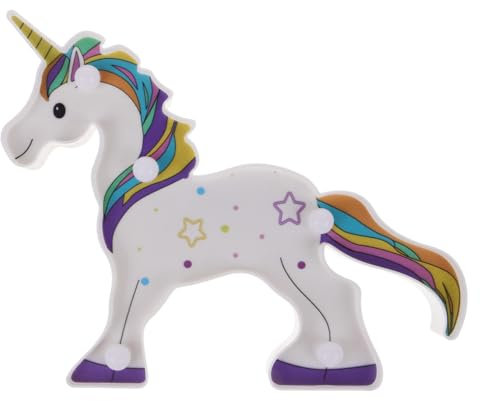 Homoyoyo Lampada Forma Di Unicorno Led Bianca Adorabile Lampada Da Tavolo Decorativa Camera Da Letto Dormitorio Senza Batteria