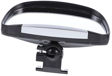SOPOTUTU 1 pieza Espejo Auxiliar para Coche Espejo Retrovisor Práctico y Seguro para Vehículos Puntos Ciegos y la Seguridad la Conducción Color Negro Diseño para Automóviles