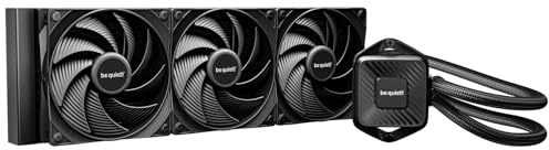 be quiet! Pure Loop 3 360mm All-in-One Water Cooling for Overclocked AMD/Intel Systems, 3X Pure Wings 3 120mm PWM High-Speed Fans, High Static Pressure, Whisper-Quiet PWM Pump