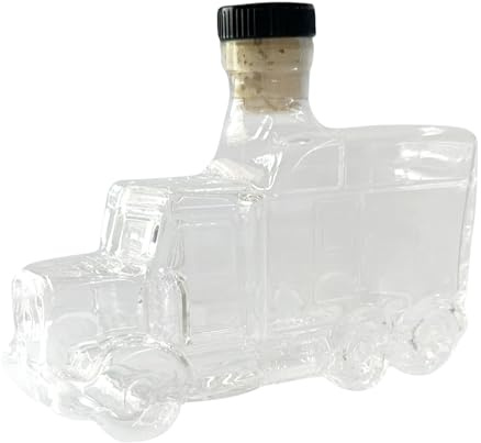 Decanter Per Whisky - Semi Camion Da 375 Ml Con Tappo, Decanter Decorativo Per Conservare Il Vino E Preservarne L' | Bar Di Casa, Feste, Matrimoni, Compleanni, Birra, Champagne