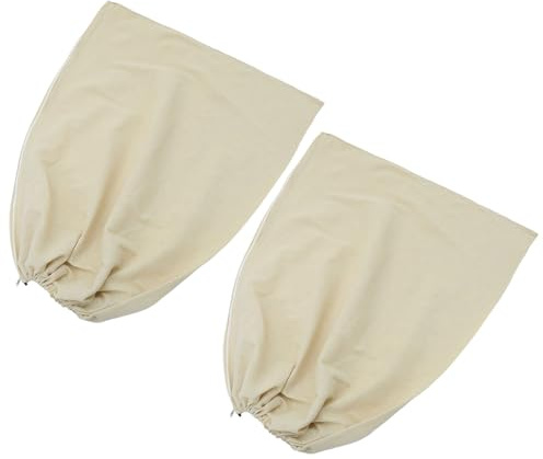 Abaodam 2 Pièces Housse Toile de Jute Réutilisable pour Plantes Protection Hivernale Isolante Gel et Vent Couverture Respirante pour Pots et Arbustes Extérieurs