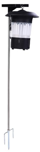 YUYTE Luz Solar Trampa para Matar Moscas, 365 NM con Batería de 5200 MAh e IPX5 para Uso en Interiores y Exteriores, Jardín, Patio, Camping