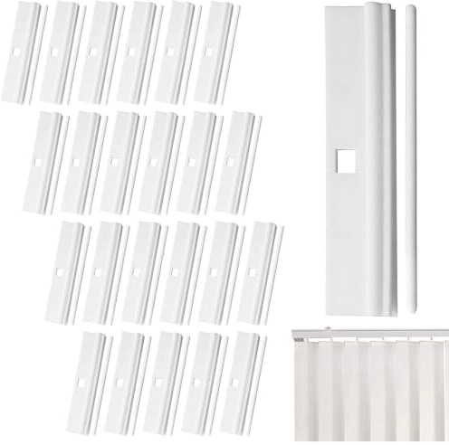 20 Pcs Premium Vertical Blind Top Hangers, Replacement White Hanger for 89 mm 3.5 Inch Slats, Durable Verticals Blind Accessories,Easy Install Slats Spare Parts for Home Window Curtains
