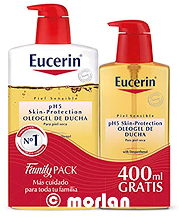 Eucerin pH5 Oferta Oleogel Ducha Piel Seca, 1000m+REGALO Oleogel, 400ml