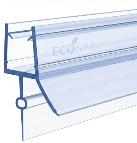 ECOSPA Shower Door Seal Strip for 6-8mm Glass Screens or Door - Seals up to 26mm Gap - Perfect Shower Screen Seal Replacement with 90cm Adjustable Length (Straight)