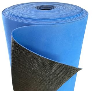 Nostra Trittschalldämmung, 1.5mm Stärke - rutschfeste Oberfläche für Klick- & SPC Vinyl, EVA Material mit PE-Folie - 20 m² pro Rolle, NostraSonic Antislip (2 Rollen, 40 Quadratmeter)