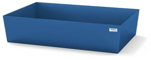 Auffangwanne classic-line aus Stahl für 1 Fass, lackiert, o. Gitterrost, 1236x815x255