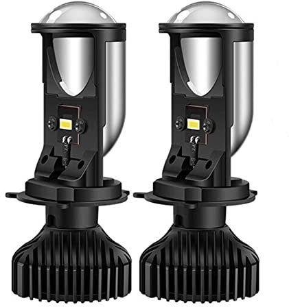 ASDFGHJK KANGYEBAIHUODIAN Bombillas de Faros H4 LED CANBUS 26000 0lm 9003 / HB2 con Mini Proyector Lens Fit for Car Motorcycle Plug Play 6000k White 12V 24V