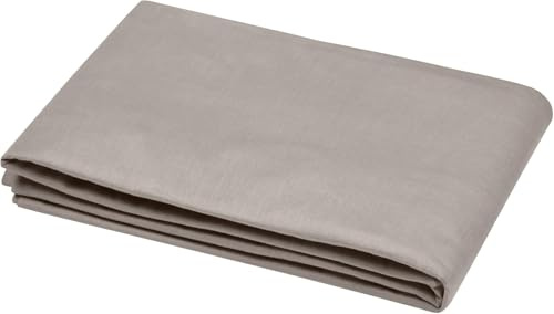 STOF - Housse de Couette -Taille 260x240 cm - 100% Coton certifié Oeko-Tex - Couleur Lin -Modèle Eden - Linge de Lit pour Maison - Idéal lit Double Queen Size ou King Size - 2 Personnes