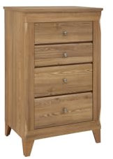 BLACK RED WHITE Kommode Bergen | Sideboard im Landhaus, Boho, Retro Stil | für Wohnzimmer, Esszimmer, Schlafzimmer | Braun