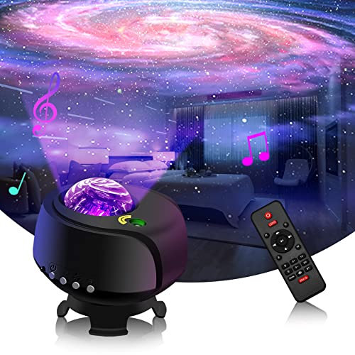 The Largest Coverage Area Galaxy Projector Lights,Brighter Star Projector,with Changing Nebula and Galaxy Shapes Night Light Projector
