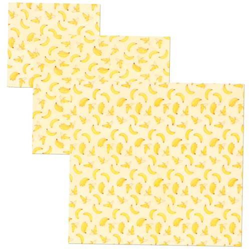 Beavorty 3sheets Beeswax Food Wraps of Oil Beeswax Sandwich Wraps for Grease Food Packing Reusable Baking Paper for Hamburgers Snacks and Treats