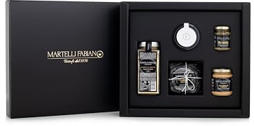 Confezione Regalo Tartufo MARRAKECH - Cesti Natalizi Pasquali a base di Tartufo - Prodotti Tipici Artigianali - Idea Pacco Gastronomico Natale Pasqua - Truffle Gift Idea - Martelli Fabiano Tartufi
