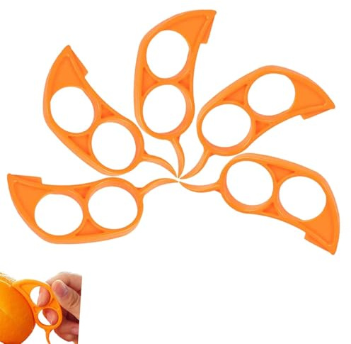 Orange Peelers,Orange Peel Tools | 5X Fruit Openers,Fruit Peel Tools for Citrus Grapefruit, Vegetable Cutter, Kitchen Gadgets