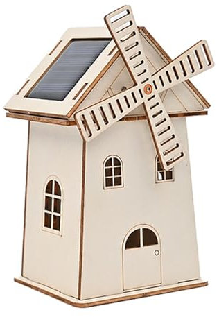 Sharplace DIY Experimente Technik Bausatz für Kinder von 6 7 8 9 10, Wissenschaft Kinderspielzeug, Kinder Elektronik Baukasten Spielzeug, DIY Experimentierkasten für Jungen Mädchen, Windmill House
