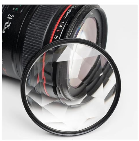 Kaleidoskop-Kameraobjektivfilter 52 55 58 62 67 72 77 82 mm Fotografiezubehör Prismen-Kit Nd UV-Kamerafilter for Variable Objekte(with 72mm Adapter)