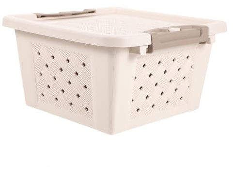 TOGEVAL Transportbox für Hamster Kleintiere Atmungsaktiv aus Robustem Kunststoff für Reisen Ausflüge Wandern Spazierengehen und Täglichen Gebrauch