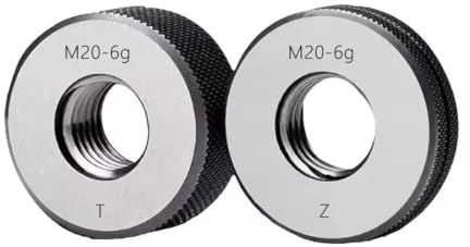 1 SET Metrisk Fintand Gänga Ringmätare 6G M16-M25 Icke-standard Mätverktyg X0.5/0.75/1.0/1.25/1.5/2.0 Slitstark