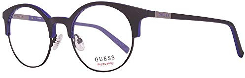 Guess GU3025 51002 Brillengestelle GU3025 002 Rund Brillengestelle 51, Schwarz