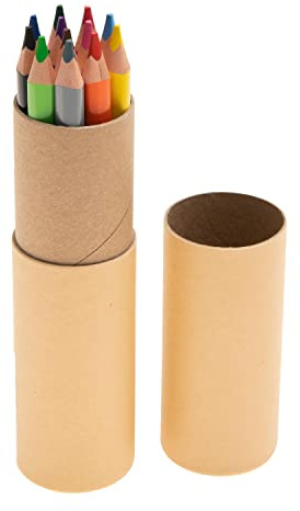 Betzold Buntstifte-Set - Dicke Dreikantstifte in Rundbox 17,5 cm lang, Malstifte für Lernende