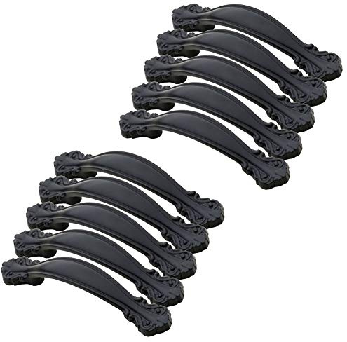 Pack of 10 64 mm / 96 mm / 128 mm Hole Centres Cupboard Drawer Furniture Knobs Door Handle Kitchen Handle Wardrobe Pull Furniture Handles Cabinet Drawer Handle Door Knobs