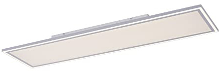 LeuchtenDirekt LED Deckenleuchte EDGING, weiss, 1xLED-Board/54W/2700-5000K, Innenleuchte, IP20, dimmbar, Funk-FB, CCT, Serienschalter, Memoryfunktion, 121,4 x 31,4 cm, 14852-16
