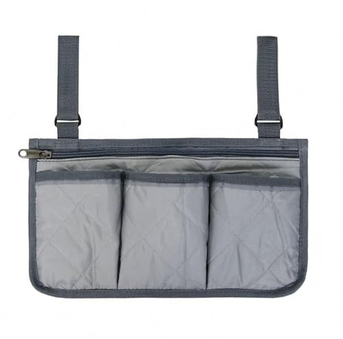 Namvo Bolsa para silla de ruedas con bolsillos, bolsa lateral universal impermeable para silla de ruedas eléctrica, scooter de movilidad, marco para caminar, accesorios