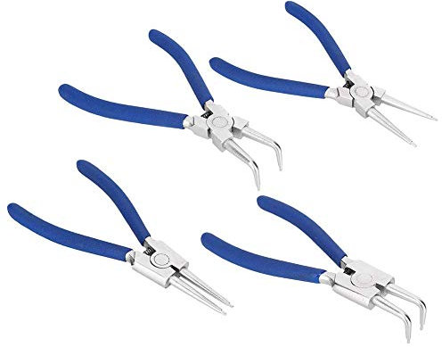 Pinces de réparation 175mm, pinces à outils Pinces faites à la main Jeu de pinces Convient pour les opérations industrielles 2 pinces à bec droit pour la MAISON