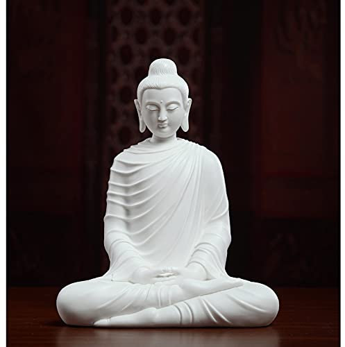 TANYTAO-SHOP Buddha figur skulptur staty figurer sitta Buddha skulptur hem kontor dekor ornament Buddha staty dekorationer dekorativa figurer hemtillbehör