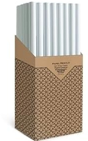 Geschenkpapierrolle TV-Rolle 0,7 x 3 m (Box mit 60 Stück) weiß ANONIMO