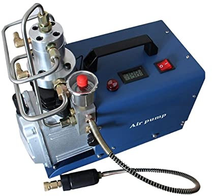 High Pressure Air Pump 30MPA 1.8KW Electric Air Compressor Pneumatic PCP Inflator 220v/110v 40L/50L/MIN YIJIAN (Color : Automatic Shutdown, Size : 220 Volt)