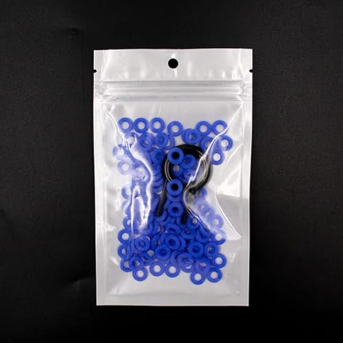 125Pcs Keyboard o-ring Keycaps Silicone rubber Switch Sound Dampeners Dampers Key cap Silicone Seal Ring Replace-OD8xID5xCS1.5mm,Blue