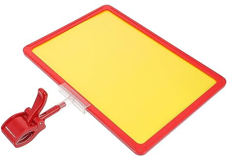 Operitacx 1 Set Werbetafel-Clip Lebensmittelanhänger Für Buffet Kleines Kreidetafel-Schild Buffet-Etiketten Einzelhandels-Schilderhalter Drehbare Clips Schilder-Clips