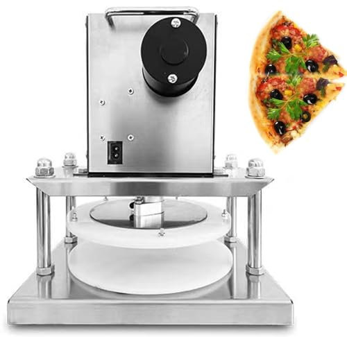 DHMYDPDZ Electric Tortilla Press,Stainless Steel Pizza Dough Press Machine,Commercial Dough Pressing Tool,Low Noise,Portable,22CM,25CM Pressure Suitable for Pizza,Tortillas,Pastry,Type25