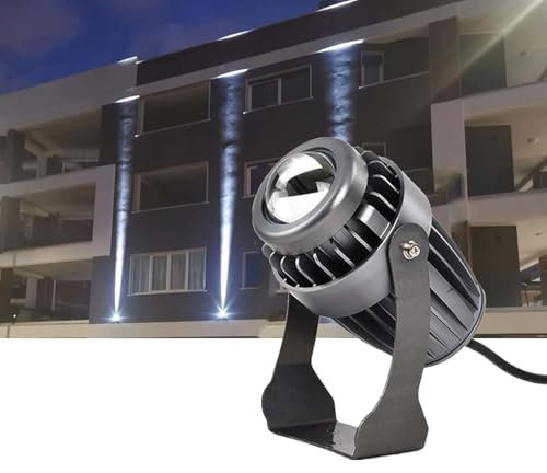 GUODDM Faretti A LED - Lampada da Parete per Esterni da 10 W Illuminazione Paesaggistica, Faretto A Fascio LED, Faretto LED Impermeabile IP66 Faretto A Fascio Stretto, per Giardino, Cortile(Green)