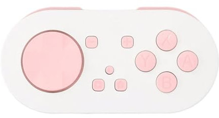 Lazmin112 Key Chain Sized Mini Controller for Anki App, Cordless BT Remote with RGB Lightings, Portable Compact Controller for Wins, Android, OS X, iOS Platforms (Pink)