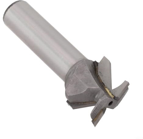 R10 Woodworking Milling Cutter for 9 12mm Thickness, Tungsten Carbide Drill Bit for Milling Machines and Engraving Tools (1/2*R10)