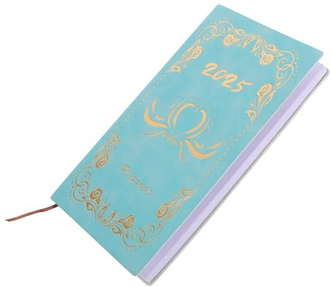 SEWACC Buch Englischer Planer Tragbares Notizbuch Für Tägliche Planung Jahreskalender Notizblock Für Büro Und Alltag Robust Handlich Und Praktisch
