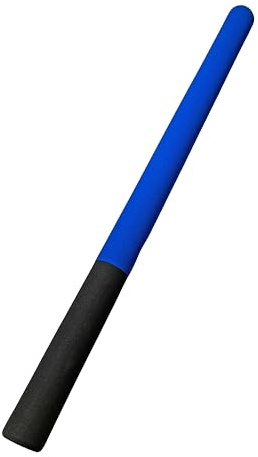 TEKKA BUDO Escrima Trainingsstock blau-schwarz 61 cm Schaumstoffbezug - Safety Soft Stick - Ju Jutsu SV Waffenabwehr Training