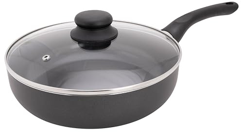 Cosy & Trendy Essentials Sauteuse Non-Stick Aluminium D28cm Induction Compatible and FPAS Free